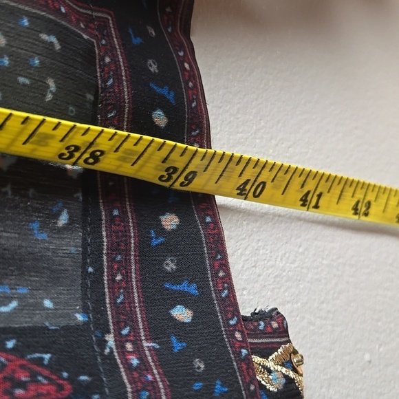 Soft Surroundings-Alejandra Sheer Beaded/Embroidered Kimono Size S/M - Picture 12 of 12